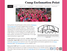 Tablet Screenshot of campexclamationpoint.org